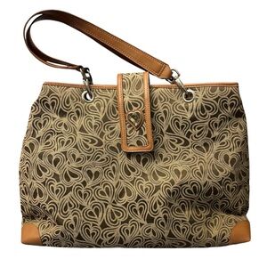 Diane von Furstenberg heart print weekender tote bag DVF